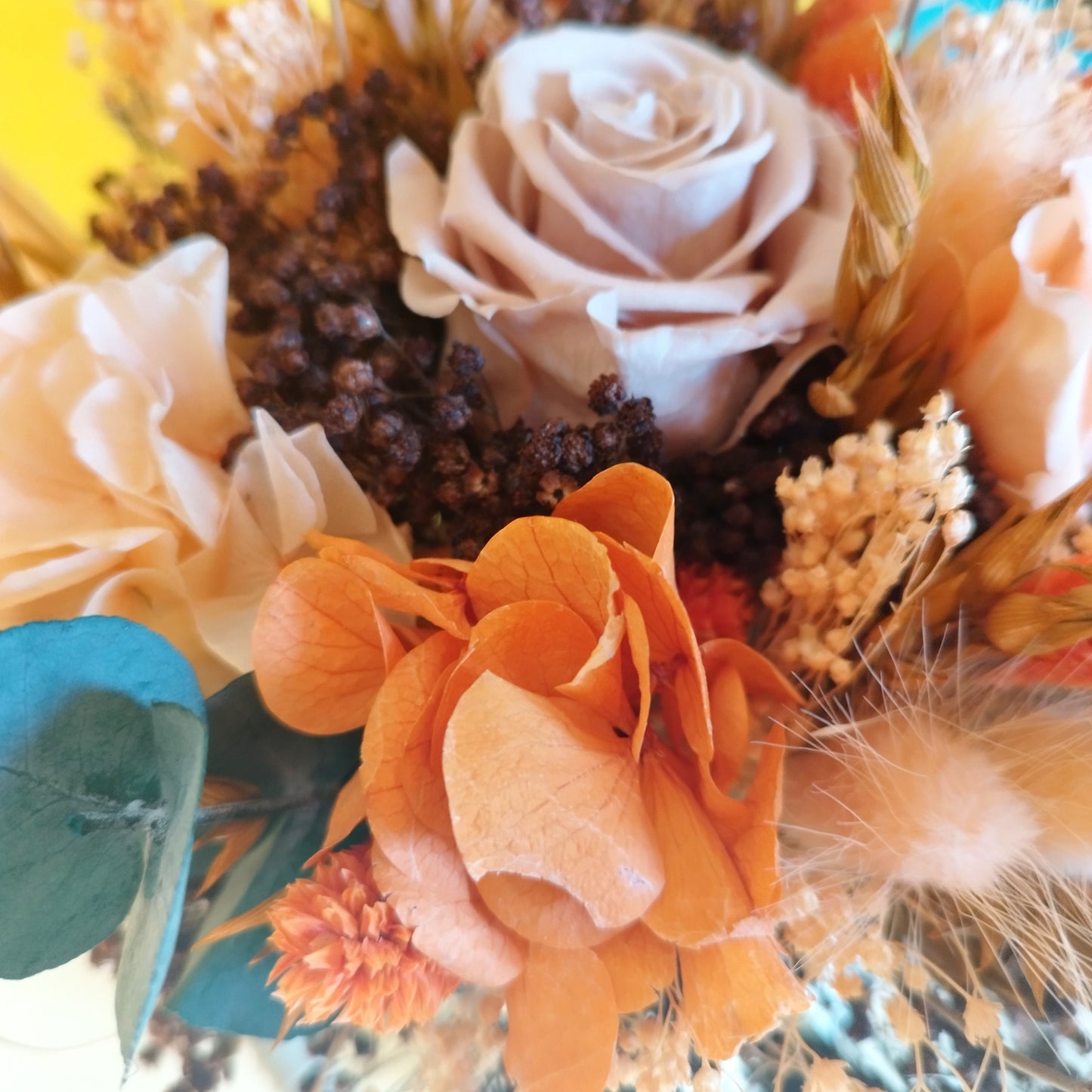 "Terre d'Amour"Bouquet de Mariée fleurs séchées mariage – Élégance Terracotta & Nature 🌿