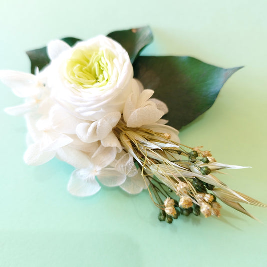 "Éveil Bohème"Boutonnière Badge fleurs séchées mariage – Élégance Florale Aimantée 🌿