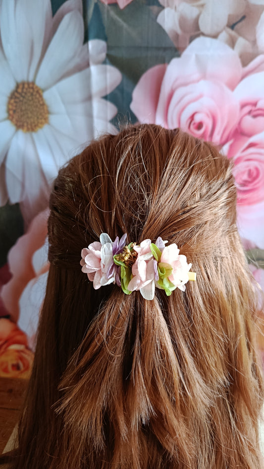 Les Croco-Fleurs barette fleurie