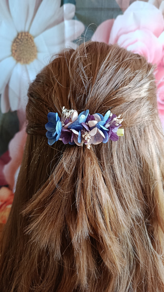 Les Croco-Fleurs barette fleurie
