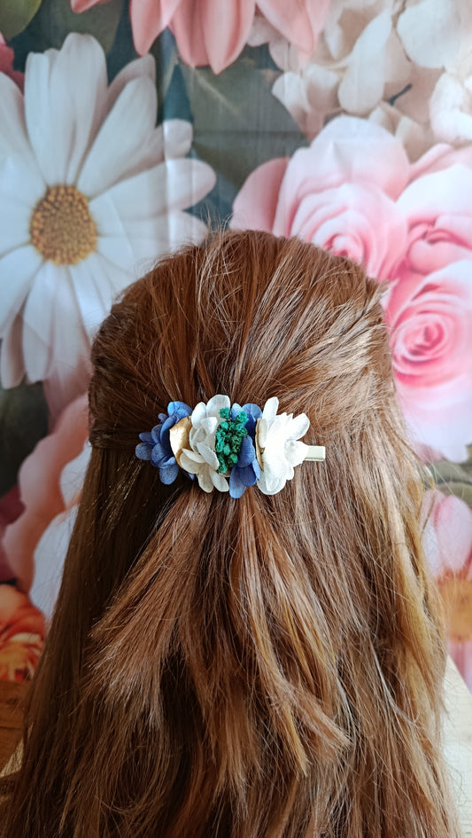 Les Croco-Fleurs barette fleurie