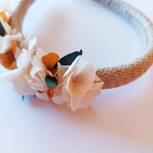 Serre-Tête "Terre d'Amour" – Élégance Naturelle & Terracotta 🌿