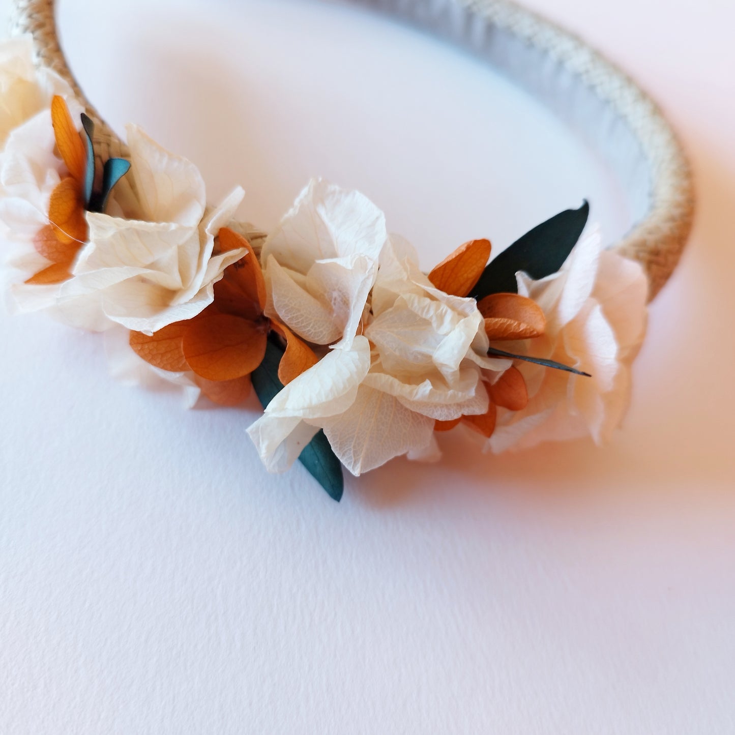 Serre-Tête "Terre d'Amour" – Élégance Naturelle & Terracotta 🌿