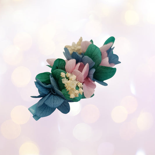 Les Croco-Fleurs barette fleurie