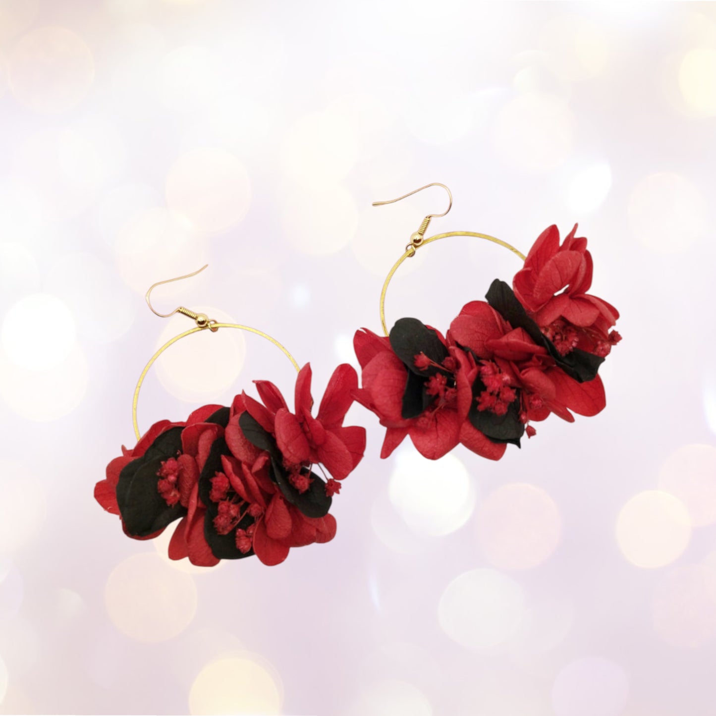🔥 La Connasse – "Sarcasme en option (ou pas)."Boucles d'oreilles fleuries-
