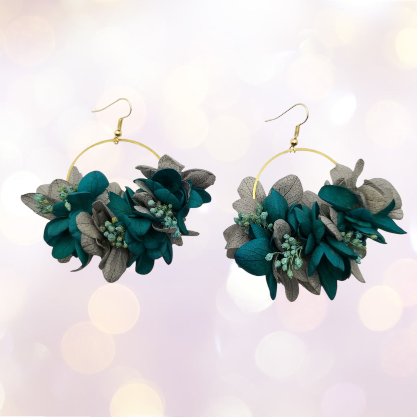 😵 La Stressée – "Anxieuse, mais ultra organisée."Boucles d'oreilles fleuries-