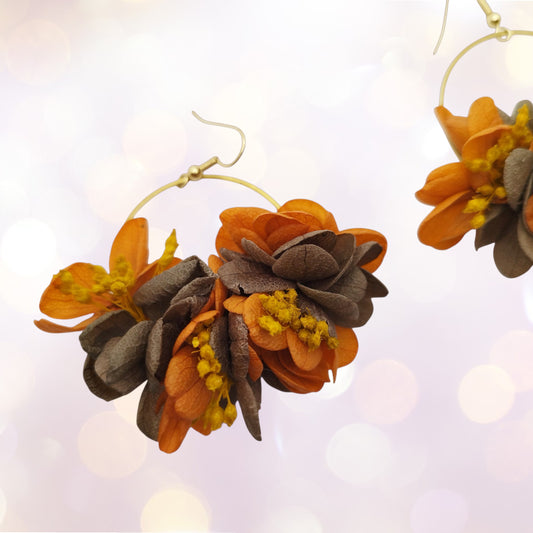 😤 La Râleuse – "Pas relou, juste réaliste."Boucles d'oreilles fleuries-