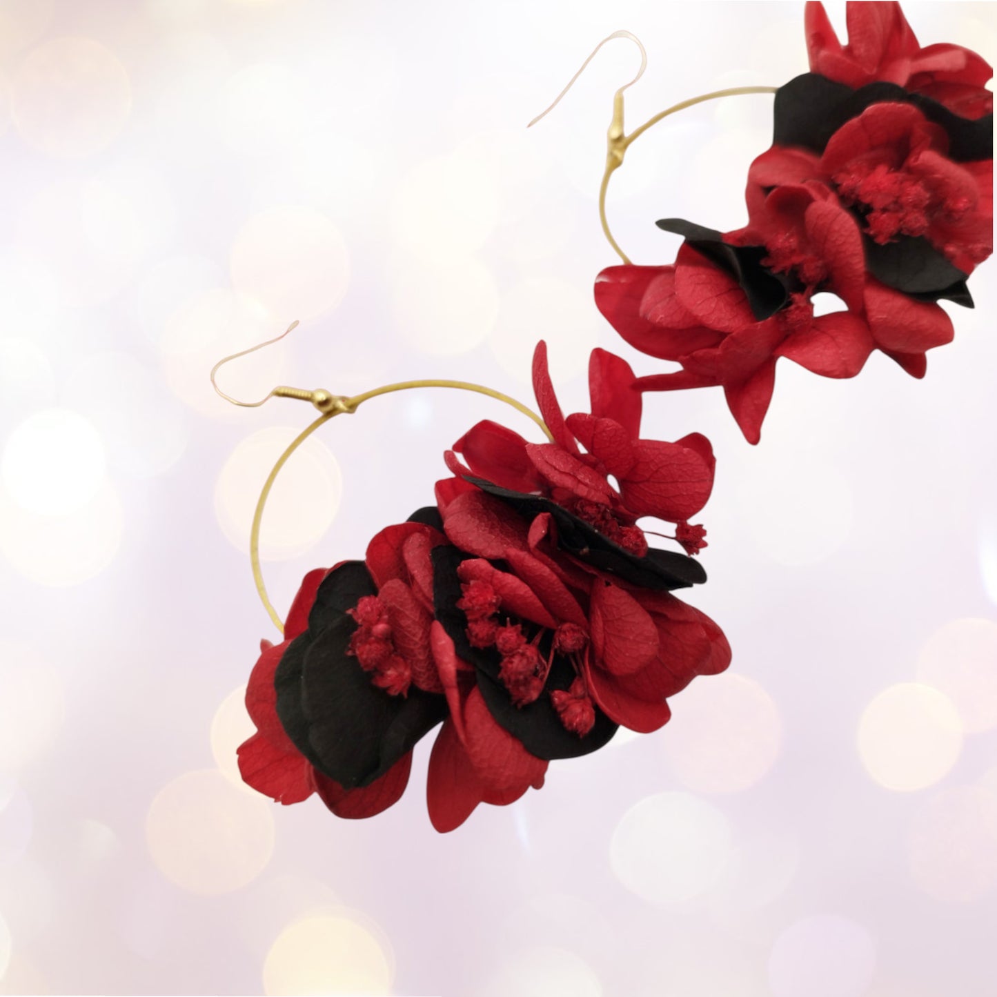 🔥 La Connasse – "Sarcasme en option (ou pas)."Boucles d'oreilles fleuries-