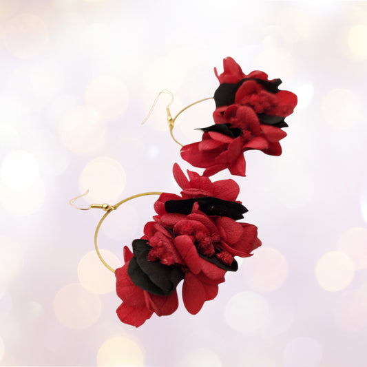 🔥 La Connasse – "Sarcasme en option (ou pas)."Boucles d'oreilles fleuries-