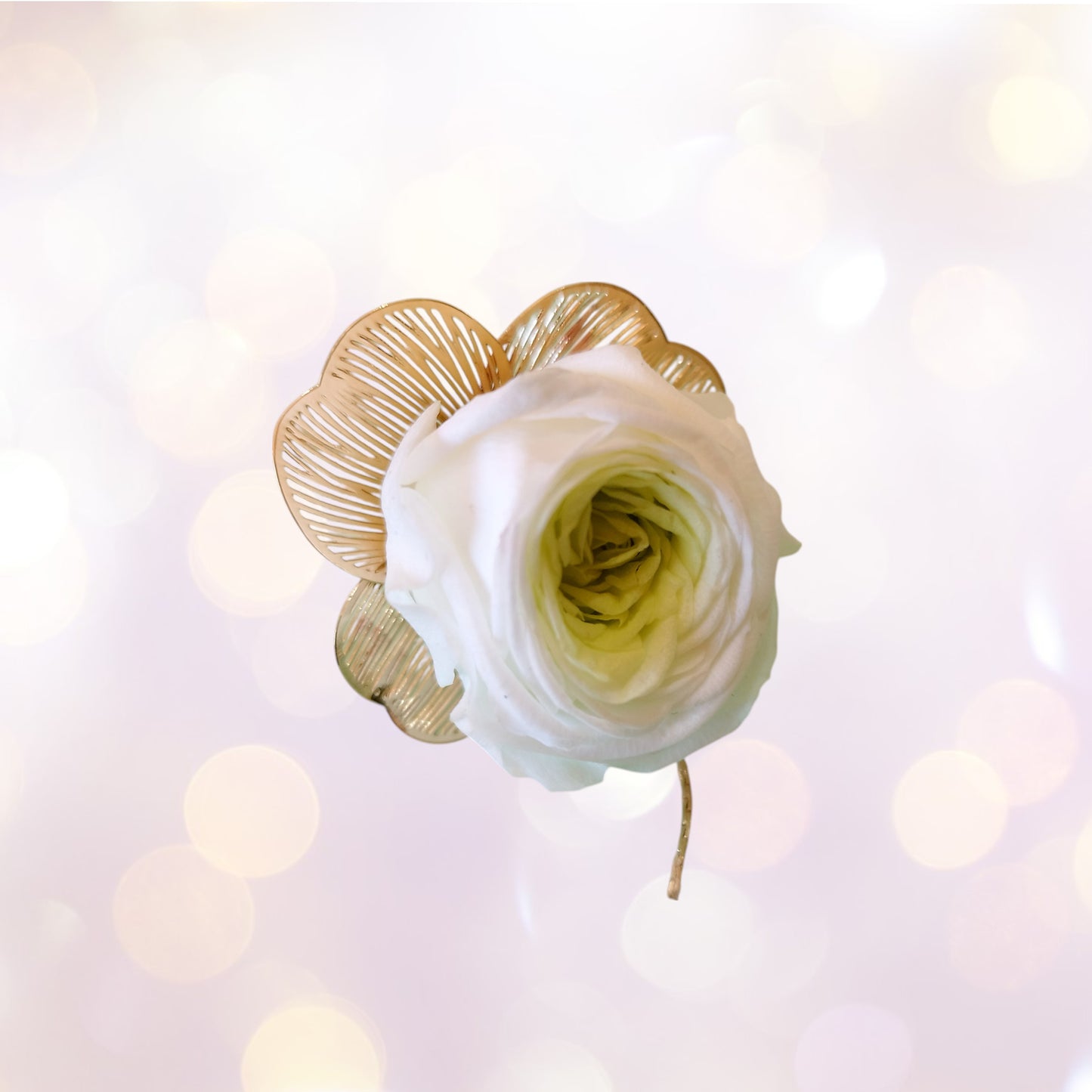"Éveil Bohème"Boucles d'oreilles fleurs séchées mariage – Élégance Fleurie avec Rose Stabilisée 🌿