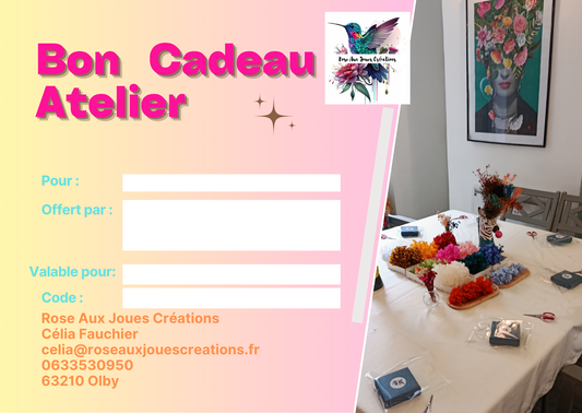 🎁 Carte Cadeau Atelier Fleurie