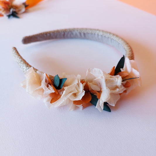 Serre-Tête "Terre d'Amour" – Élégance Naturelle & Terracotta 🌿