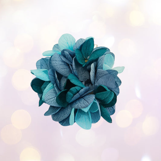 Les Croco-Fleurs barette fleurie ronde