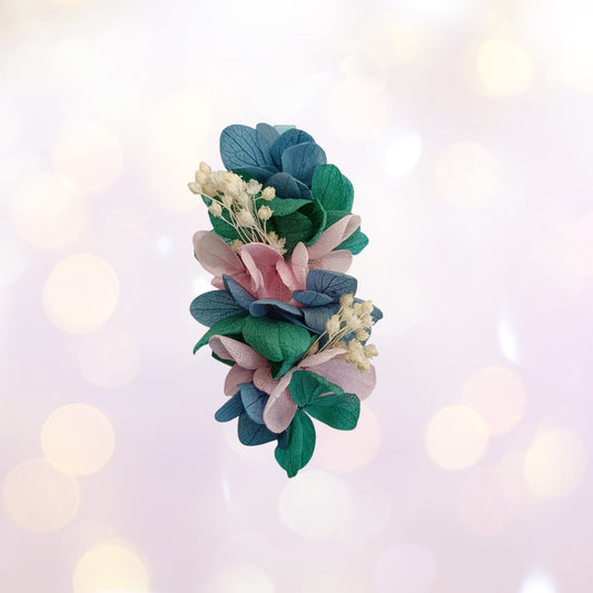 Les Croco-Fleurs barette fleurie