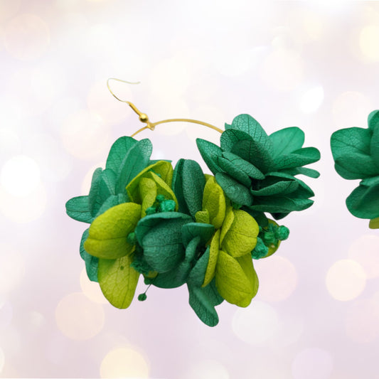 🌱 L'Écolo – "Je trie même mes émotions"Boucles d'oreilles fleuries-