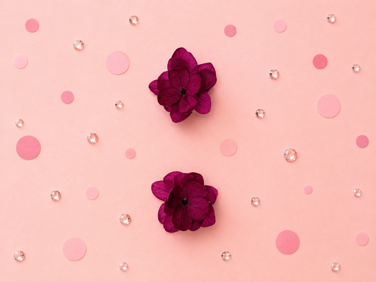 Puces d oreilles fleuries en hortensia stabilise et acier inoxydable disponibles en 14 coloris